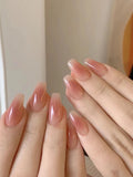 Aurellia | Short Coffin Ombre Press-On Nails