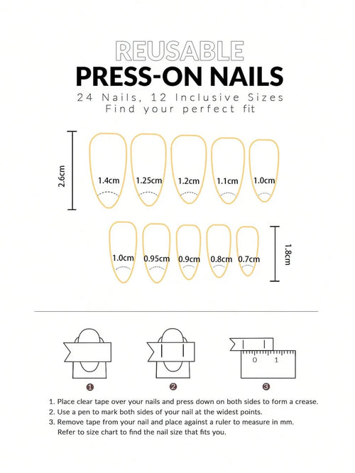 Aurellia | Almond French-Style Cat-Eye Rosy Press-on Nails