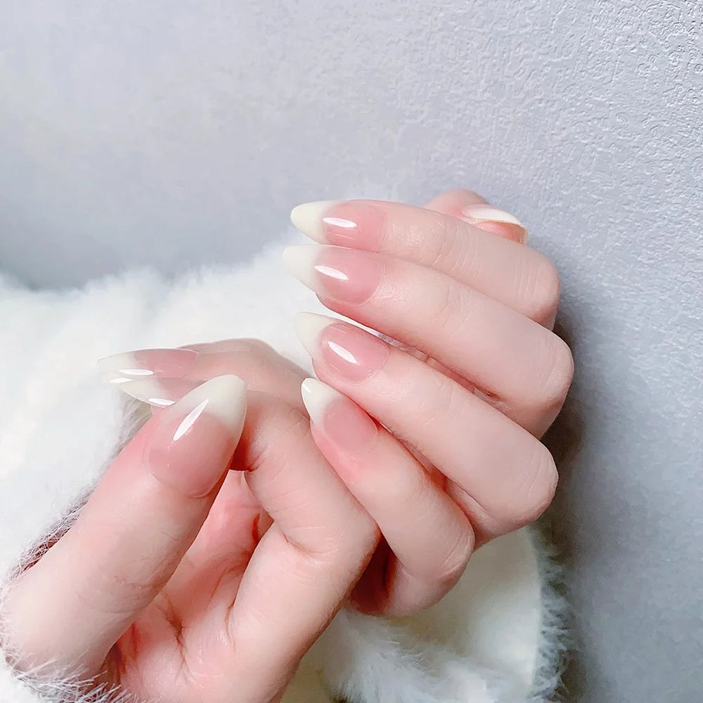 [PREMIUM] High quality French Nails-432- Free 24 pc Sticker Sheet included