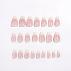 [PREMIUM] High quality French Nails-432- Free 24 pc Sticker Sheet included