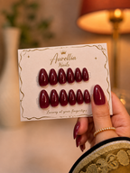 Cherry Red Gel-X Press-On Nails – Salon Look at Rs. 999