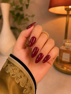 Cherry Red Gel-X Press-On Nails – Salon Look at Rs. 999